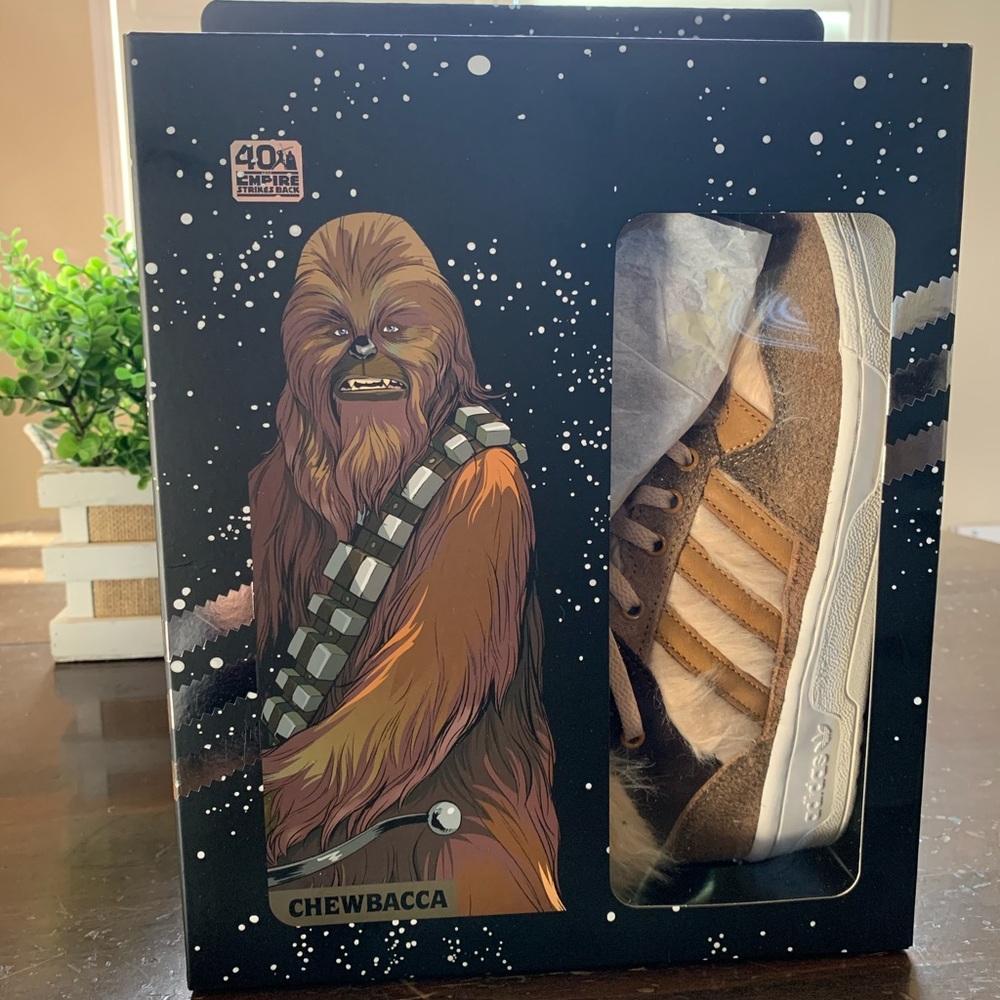 ADIDAS Chewbacca HI Sneakers.